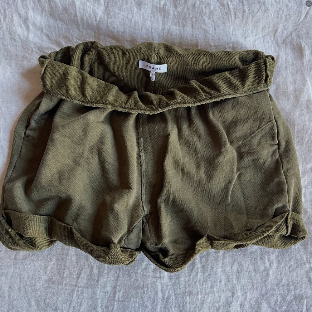 FRAME Organic Cotton-Terry Shorts